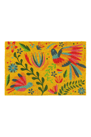 Deurmat Mexican Flowers -  60 x 40 cm - Multicolor