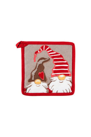 Ovenwant Rood, beige en wit