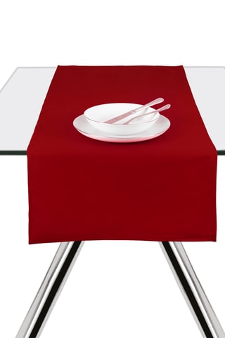 Tafelloper Panama - 45 x 140 cm - Rood