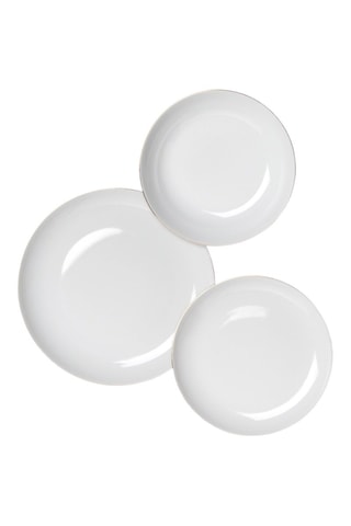 Porseleinen Servies Linea Gold 18-delig