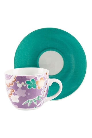 Porseleinen Koffieservies Kimono - 6 personen