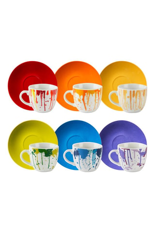 Koffieservies Dripping 6 personen