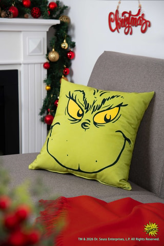 Sierkussen The Grinch - 45 x - 45 x 16 cm - Groen