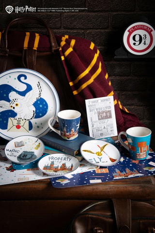 6 Placemats Harry Potter - Blauw