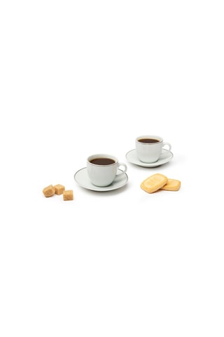 Porseleinen Koffieservies - 6 Personen