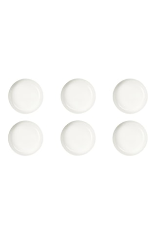 6 Diepe Keramische Borden Nordic - 18 cm
