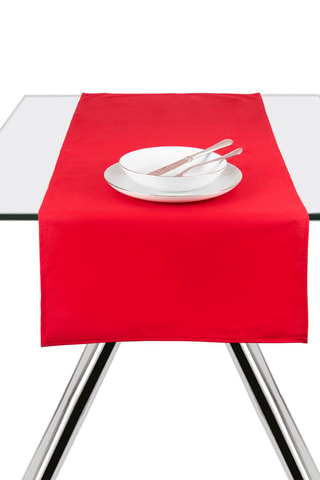Tafelloper Panama - 45 x 140 cm - Rood