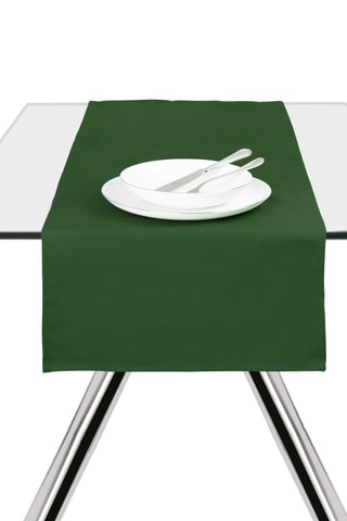 Tafelloper Panama - Groen - 45 x 140 cm - Groen