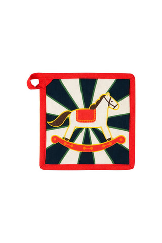 Ovenwant Vintage Christmas - Zwart en Wit