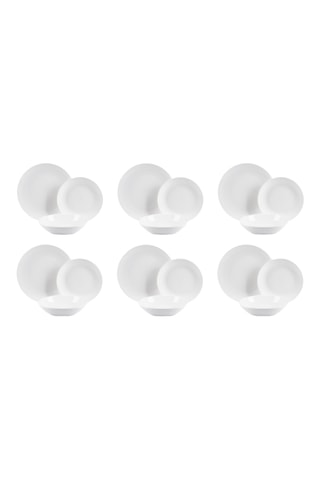 Porseleinen Servies Simple - 18-delig