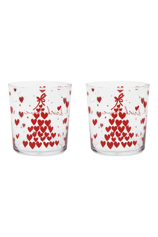 2 Waterglazen Love Tree - 35 cl