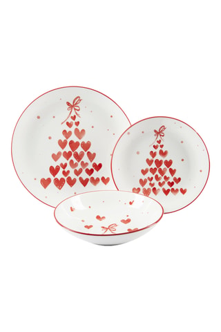Porseleinen Servies Love Tree - 6-delig
