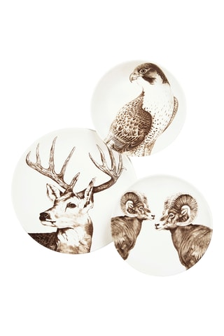 Porseleinen Servies Faune & Flore - 3-delig