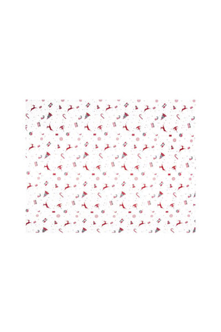 Rechthoekig Tafellaken Merry Christmas - Wit - 140 x 240 cm - Wit