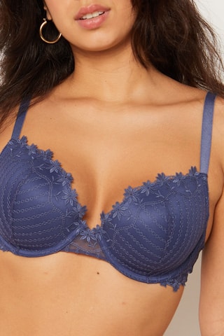 Soutien-gorge ampliforme Paquerette - Bleu marine
