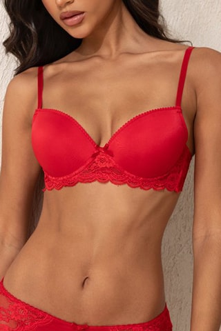 Reggiseno push-up Etoile - Rosso - Les P'tites Bombes