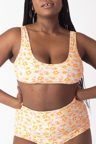 Haut de maillot Elfe - Jaune et blanc