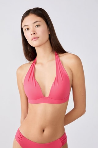 Haut de maillot push-up Luarca - Rose