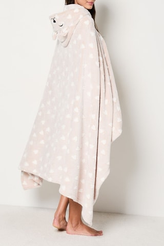 Plaid con cappuccio Graig - Beige