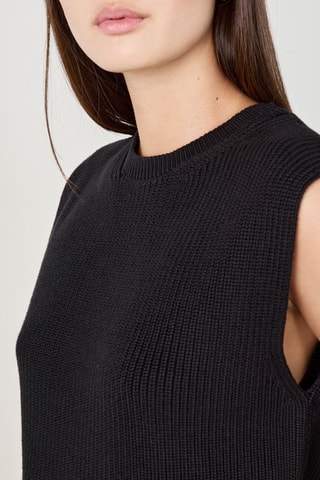 Pull sans manches Timeless Summer - Noir