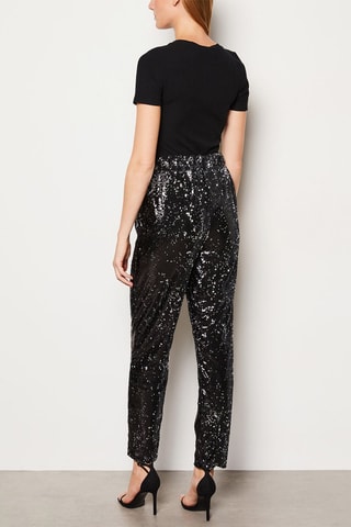 Pantaloni a vita alta Lily - Nero