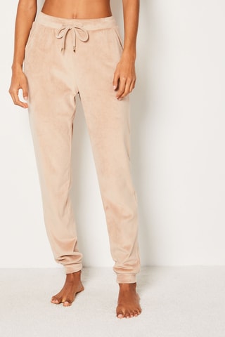 Pantaloni sportivi in velluto Pekan - Taupe