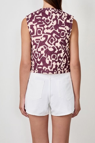 Veste sans manches Vintage St Tropez - Bordeaux