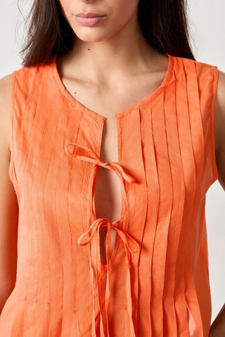 Top Vintage St Tropez - Arancione