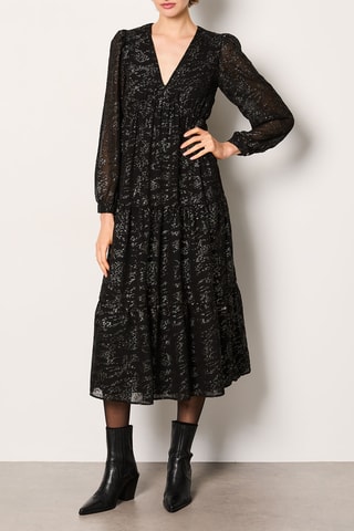 Vestido midi Nolah - Preto