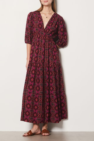 Robe longue - Rouge
