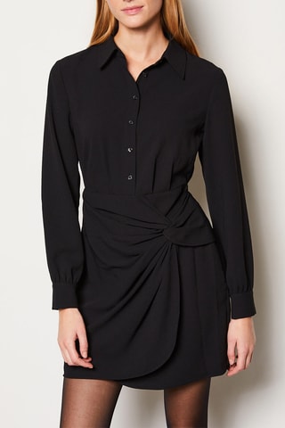 Robe portefeuille Mara - Noir
