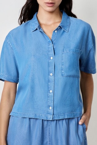 Camicia in jeans Essentiel - Azzurro