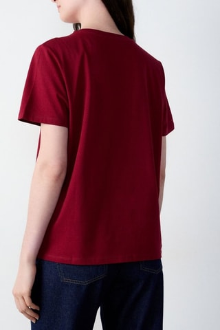 T-shirt Cowboy - Bordeaux