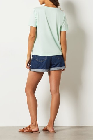 T - shirt - Vert d’eau -  - Etam