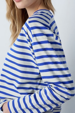 T-shirt Rdv Au Studio - Bianco e azzurro