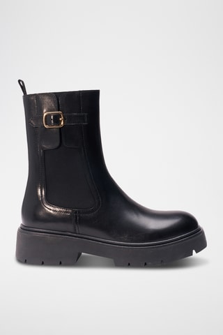 Leren Chelsea Boots - Zwart