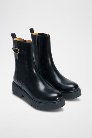 Leren Chelsea Boots - Zwart