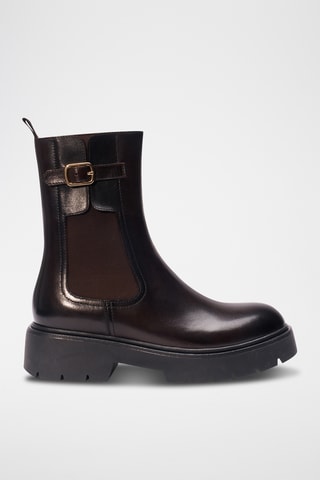 Leren Chelsea Boots - Bruin