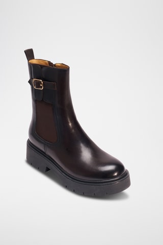 Leren Chelsea Boots - Bruin