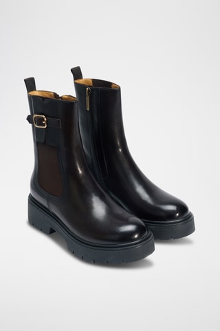Leren Chelsea Boots - Bruin