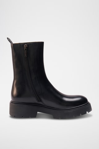 Leren Chelsea Boots - Zwart