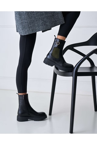 Leren Chelsea Boots - Zwart
