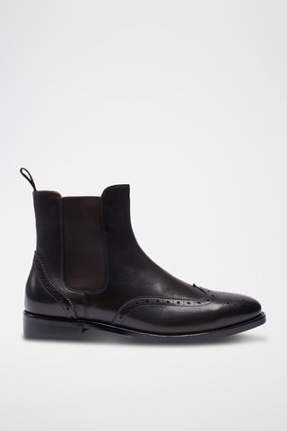 Leren Chelsea Boots - Bruin