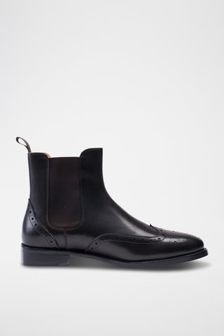 Leren Chelsea Boots - Bruin