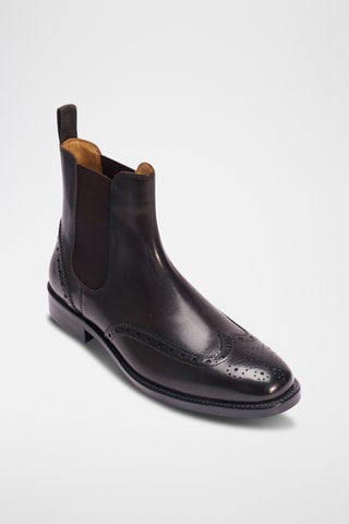 Leren Chelsea Boots - Bruin