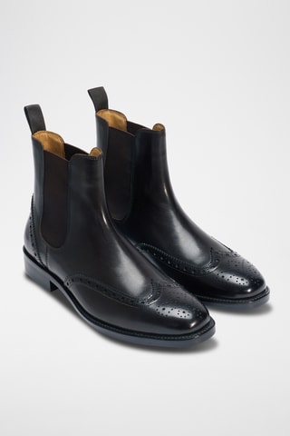 Leren Chelsea Boots - Bruin