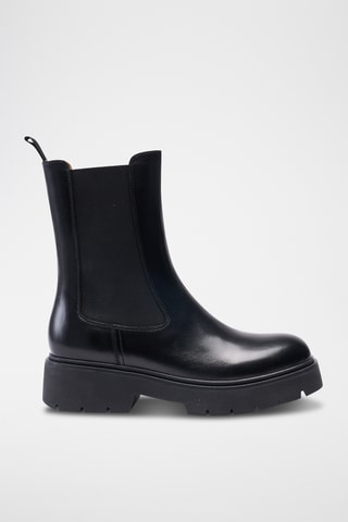 Leren Chelsea Boots - Zwart