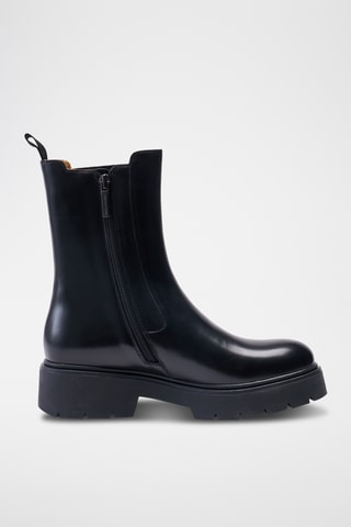 Leren Chelsea Boots - Zwart