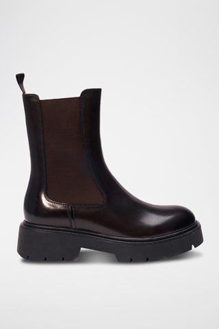Leren Chelsea Boots - Bruin