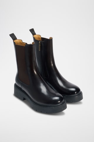 Leren Chelsea Boots - Bruin